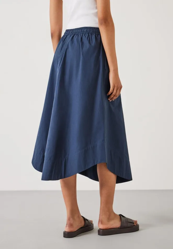 Hush Skirts Women Kelly Curved Midi Skirt Midnight Navy Hush Skirts Women Kelly Curved Midi Skirt Midnight Navy