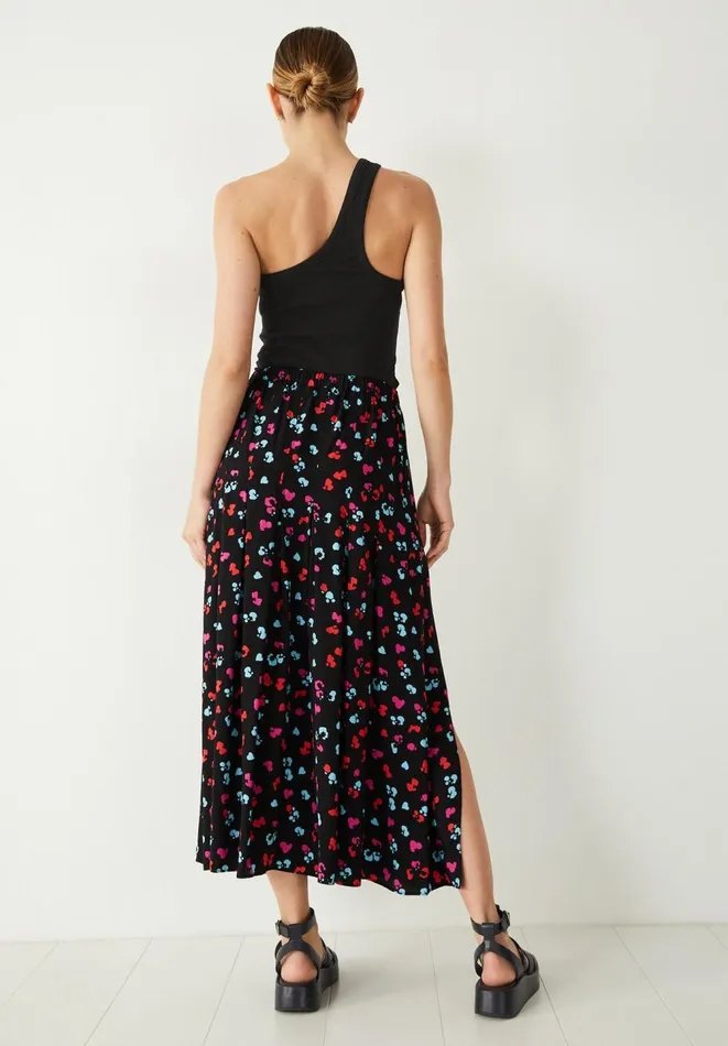 Hush Skirts Women Kylie Pleated Skirt Floral Heart Blackmulti Hush Skirts Women Kylie Pleated Skirt Floral Heart Blackmulti