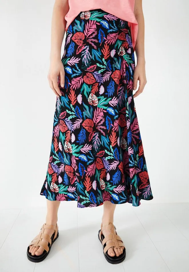 Hush Skirts Women Libby Midi Skirt Bright Leaves Hush Skirts Women Libby Midi Skirt Bright Leaves