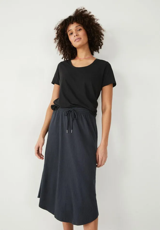 Hush Skirts Women Ridley Textured Skirt Black