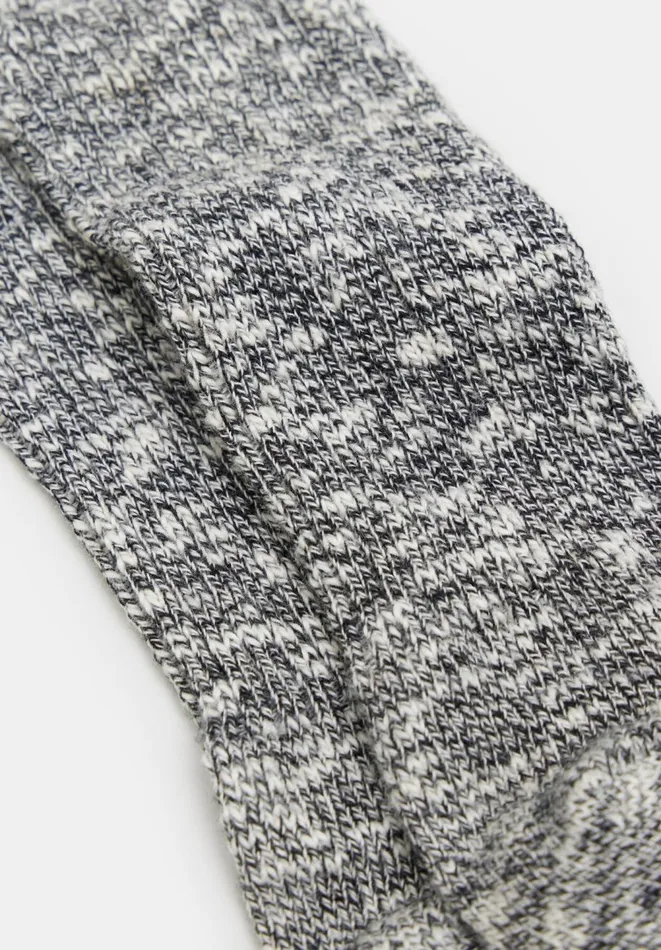 Hush Socks and Tights Women Cali Cotton Twist Socks Charcoal Twist Hush Socks and Tights Women Cali Cotton Twist Socks Charcoal Twist