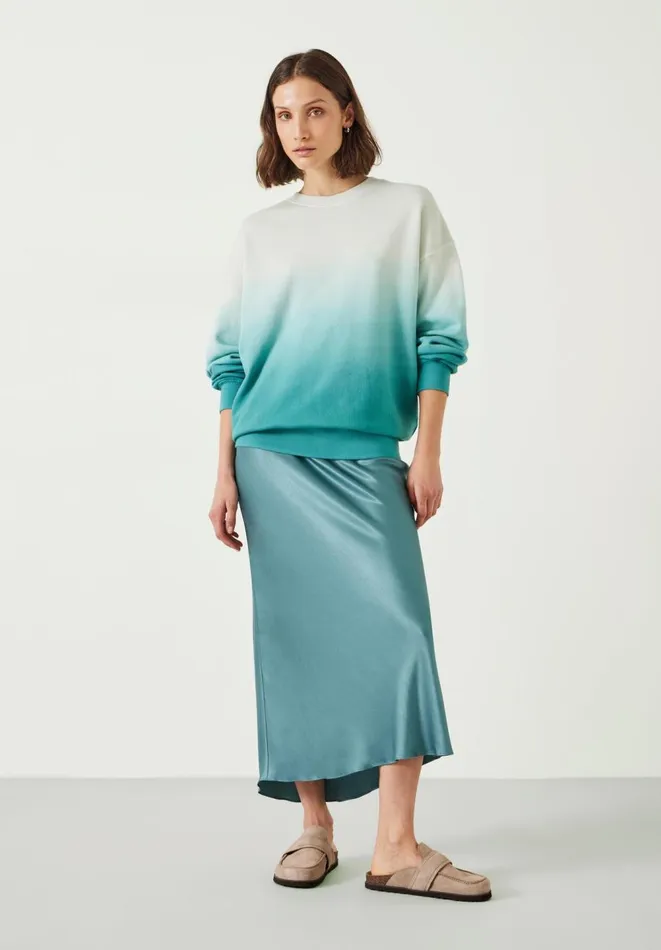 Hush Sweatshirts and Hoodies Women Ombre Quaden Oversized Sweatshirt Aqua Mix Hush Sweatshirts and Hoodies Women Ombre Quaden Oversized Sweatshirt Aqua Mix