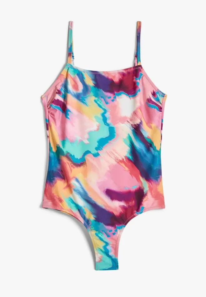 Hush Swimwear and Beachwear Women Sanna Square Neck Swimsuit Multicolour Marble Hush Swimwear and Beachwear Women Sanna Square Neck Swimsuit Multicolour Marble