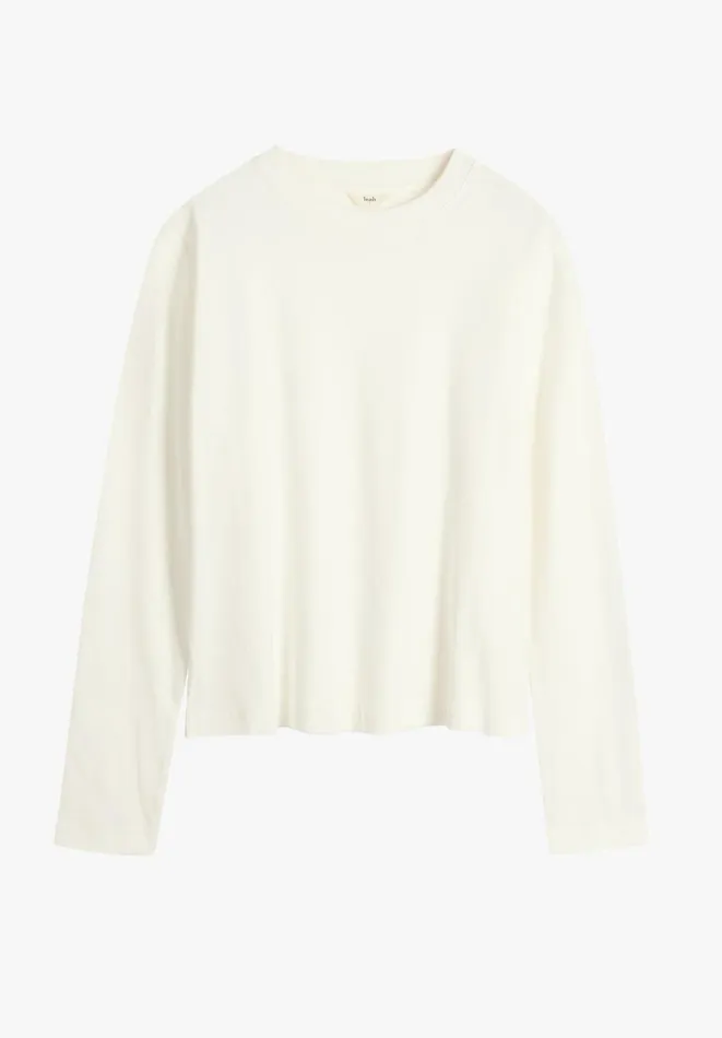 Hush Tops and Tshirts Women Cosima Heavyweight Cotton Top Soft White Hush Tops and Tshirts Women Cosima Heavyweight Cotton Top Soft White