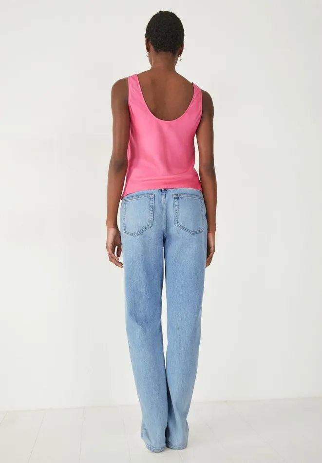 Hush Tops and Tshirts Women Larisa Satin Cami Bright Pink Hush Tops and Tshirts Women Larisa Satin Cami Bright Pink
