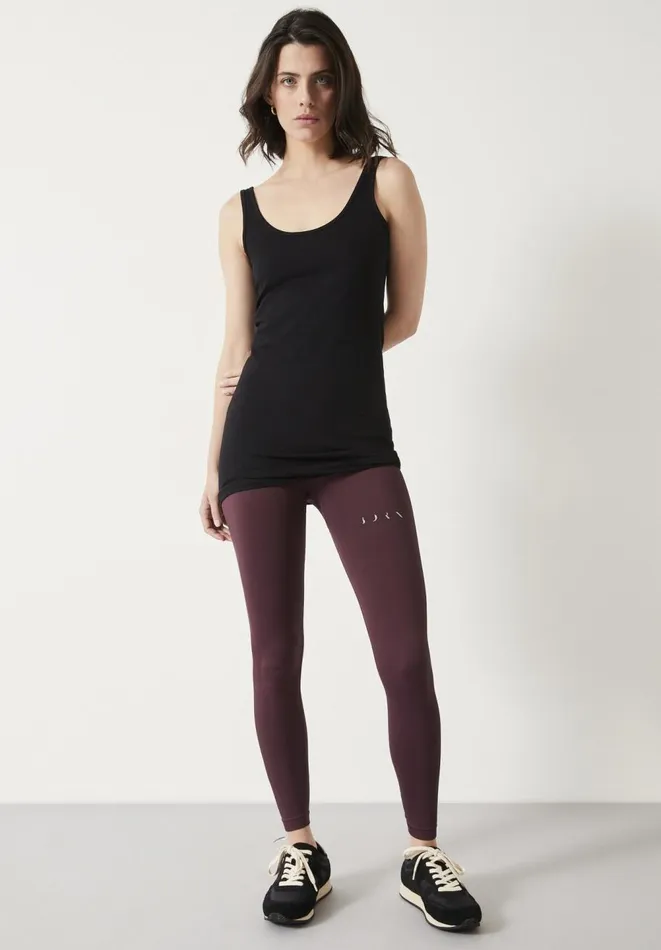Hush Tops and Tshirts Women Marcy Long Line Tank Black Hush Tops and Tshirts Women Marcy Long Line Tank Black