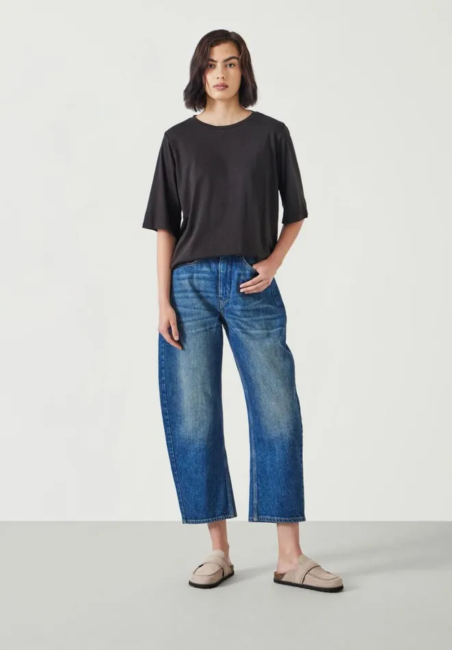 Hush Tops and Tshirts Women Reece Relaxed TShirt Black Hush Tops and Tshirts Women Reece Relaxed TShirt Black