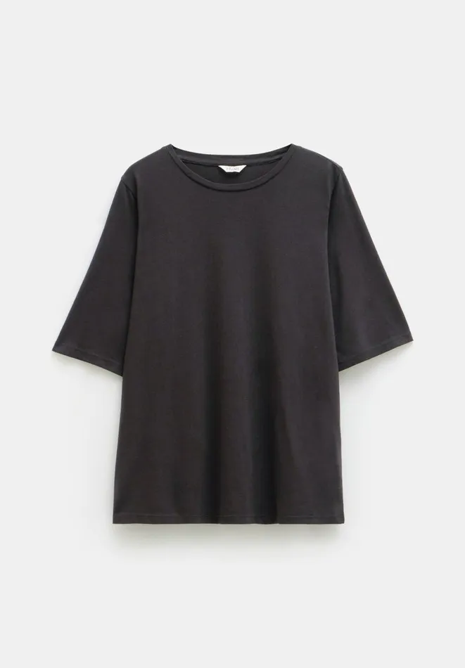 Hush Tops and Tshirts Women Reece Relaxed TShirt Black Hush Tops and Tshirts Women Reece Relaxed TShirt Black