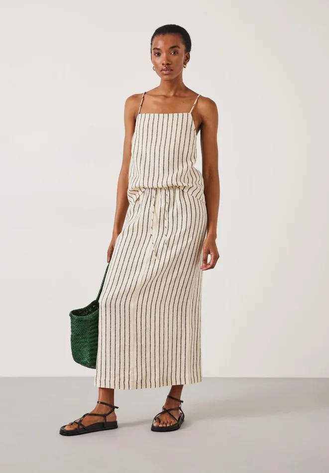 Hush Tops and Tshirts Women Sian Stripe Linen Cami Speckle Stripe Navy Hush Tops and Tshirts Women Sian Stripe Linen Cami Speckle Stripe Navy