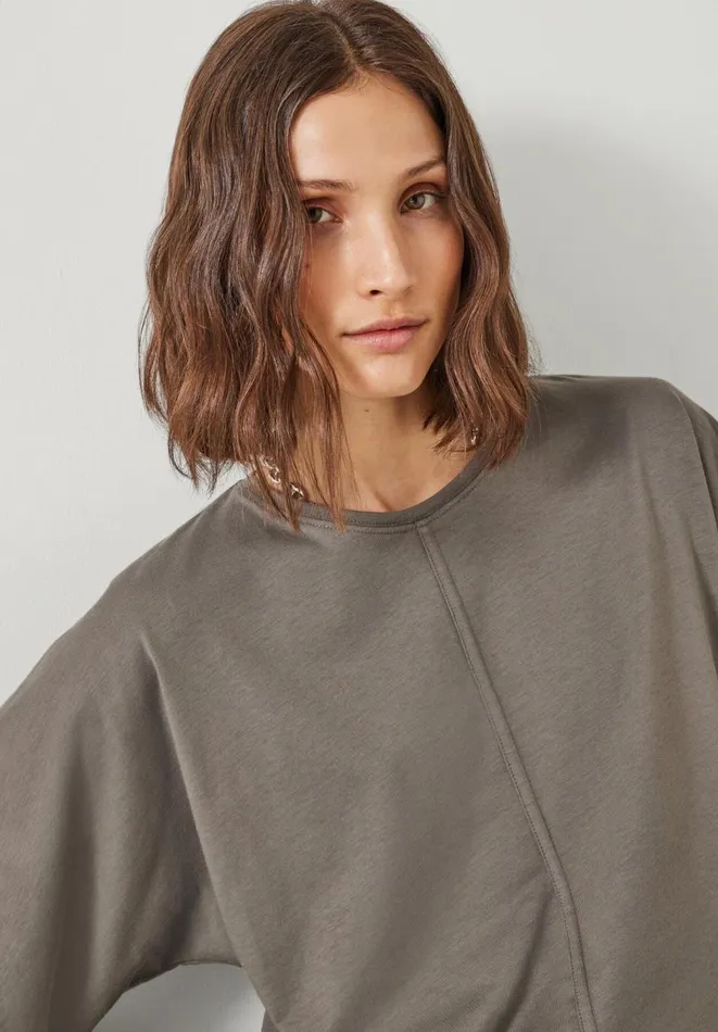 Hush Tops and Tshirts Women Tamara Relaxed TShirt Grey Hush Tops and Tshirts Women Tamara Relaxed TShirt Grey
