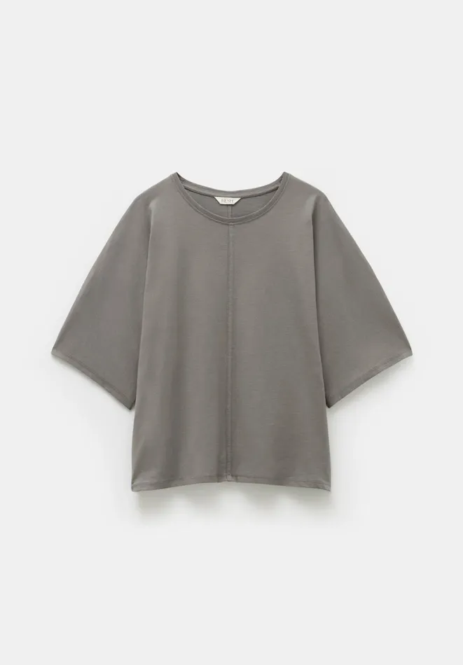 Hush Tops and Tshirts Women Tamara Relaxed TShirt Grey Hush Tops and Tshirts Women Tamara Relaxed TShirt Grey