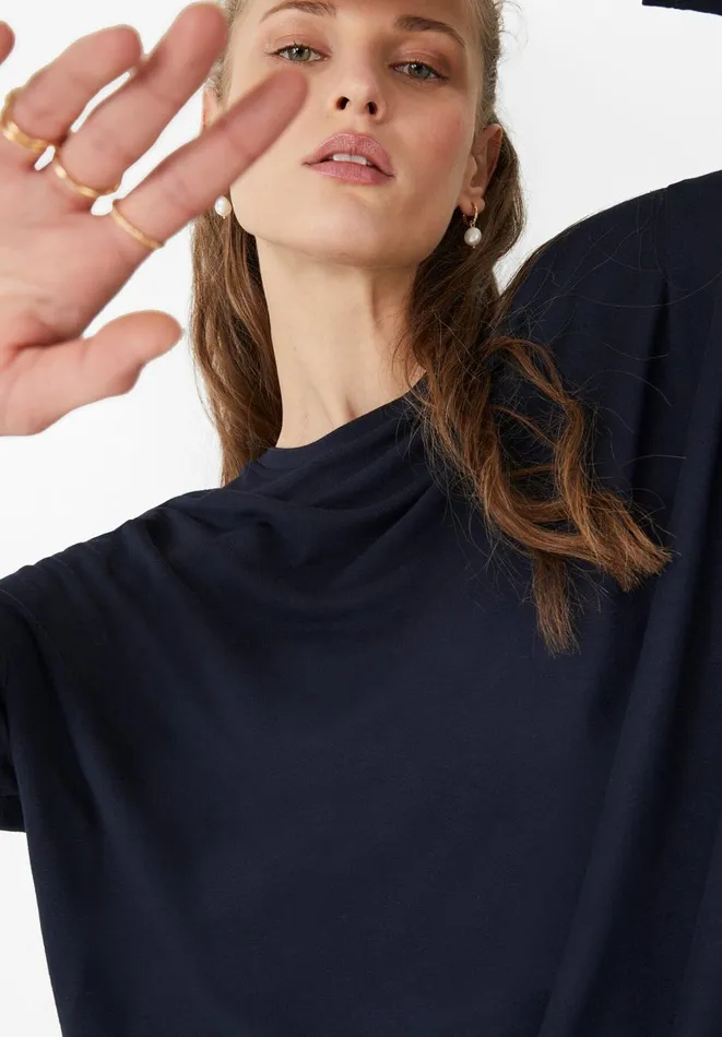 Hush Tops and Tshirts Women Wide Jersey Top Midnight Hush Tops and Tshirts Women Wide Jersey Top Midnight