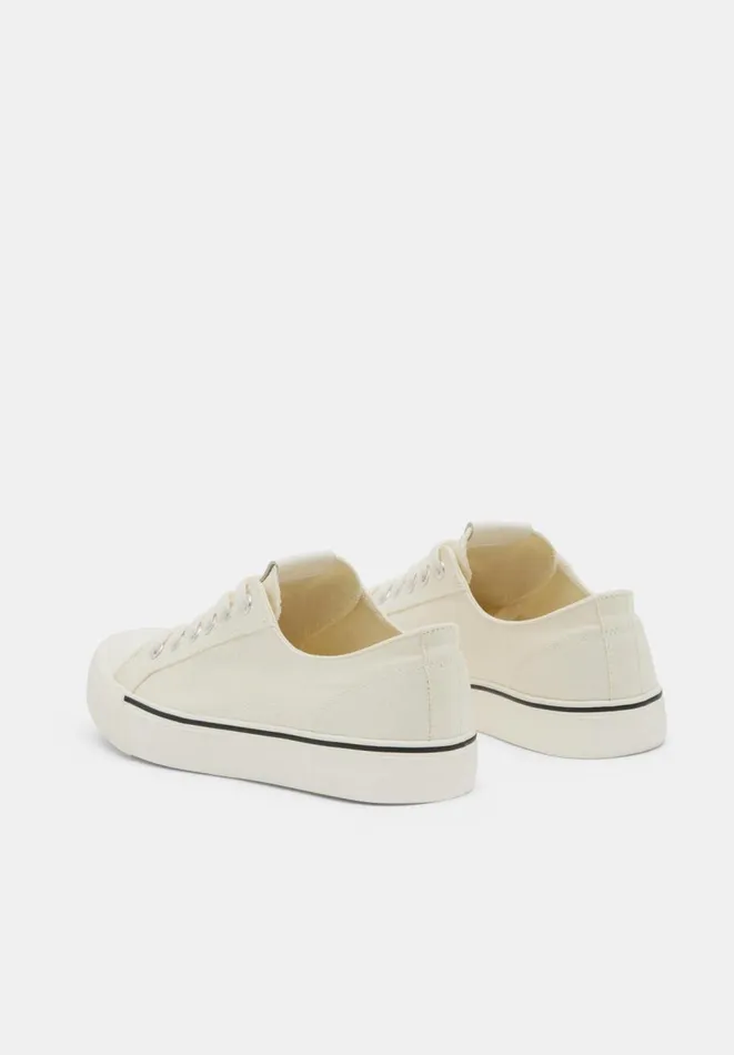 Hush Trainers Women Finley Canvas Trainers Off White Hush Trainers Women Finley Canvas Trainers Off White