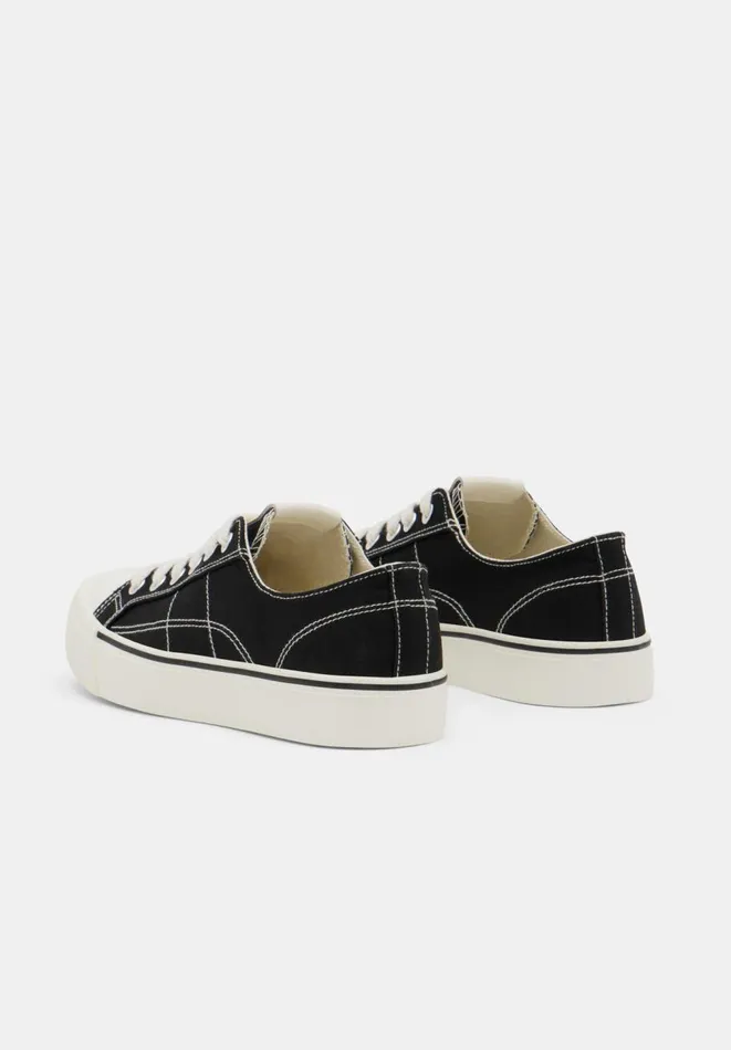 Hush Trainers Women Finley Canvas Trainers Washed Black Hush Trainers Women Finley Canvas Trainers Washed Black
