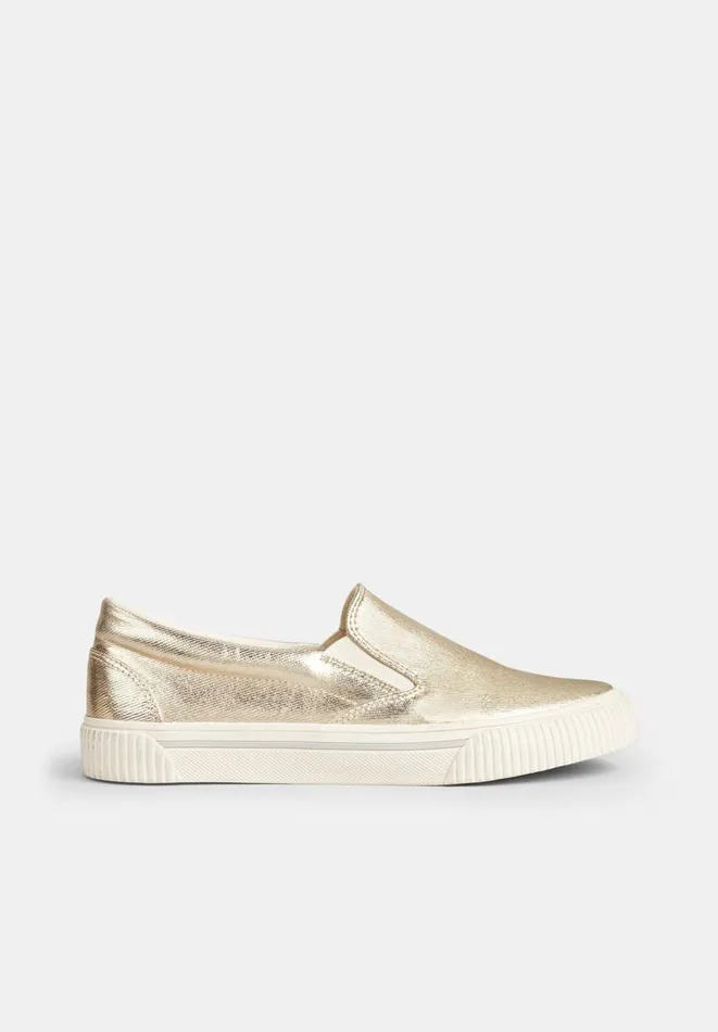 Hush Trainers Women Gili Slip On Trainers Gold