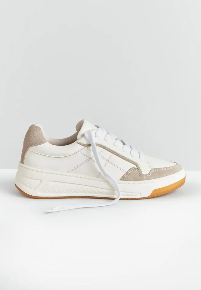 Hush Trainers Women Tara Leather Trainers White