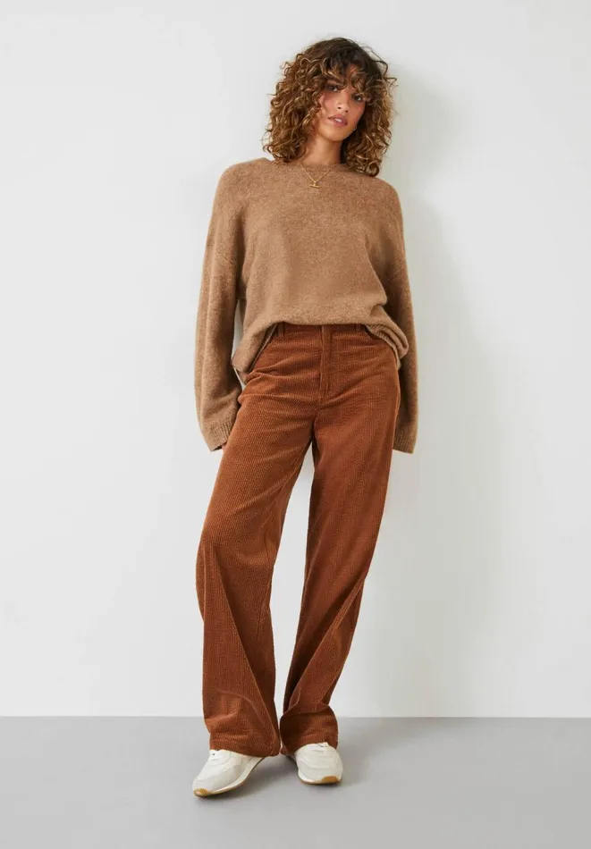 Hush Trousers Women Amy Cord Relaxed Trousers Ginger