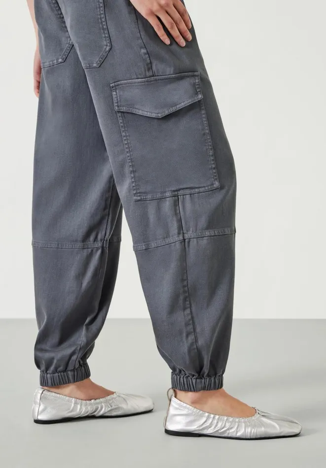 Hush Trousers Women Ava Washed Cargo Trousers Steel Blue Hush Trousers Women Ava Washed Cargo Trousers Steel Blue