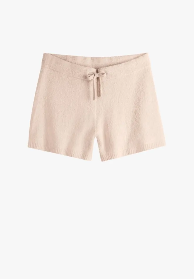 Hush Trousers Women Dixie Knitted Shorts Mushroom Grey Hush Trousers Women Dixie Knitted Shorts Mushroom Grey