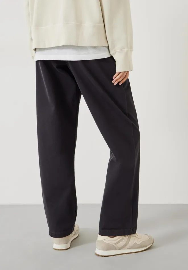 Hush Trousers Women Imogen Cotton Trousers Washed Black Hush Trousers Women Imogen Cotton Trousers Washed Black
