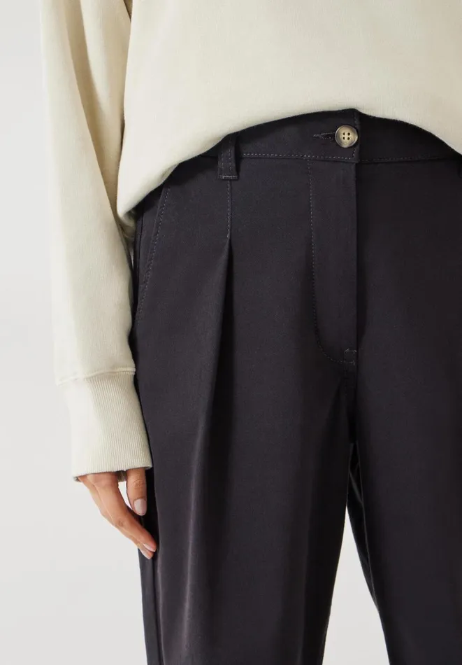 Hush Trousers Women Imogen Cotton Trousers Washed Black Hush Trousers Women Imogen Cotton Trousers Washed Black