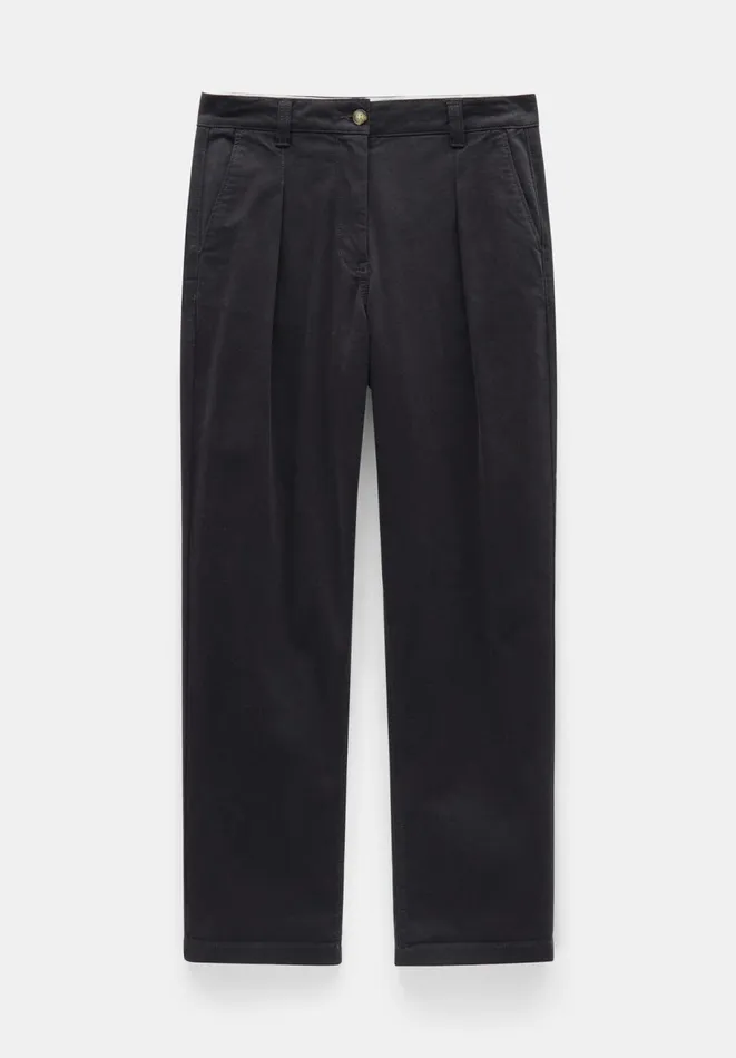 Hush Trousers Women Imogen Cotton Trousers Washed Black Hush Trousers Women Imogen Cotton Trousers Washed Black