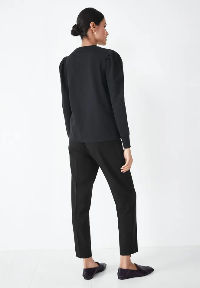 Hush Trousers Women Leonie Elastic Back Trousers Black Hush Trousers Women Leonie Elastic Back Trousers Black