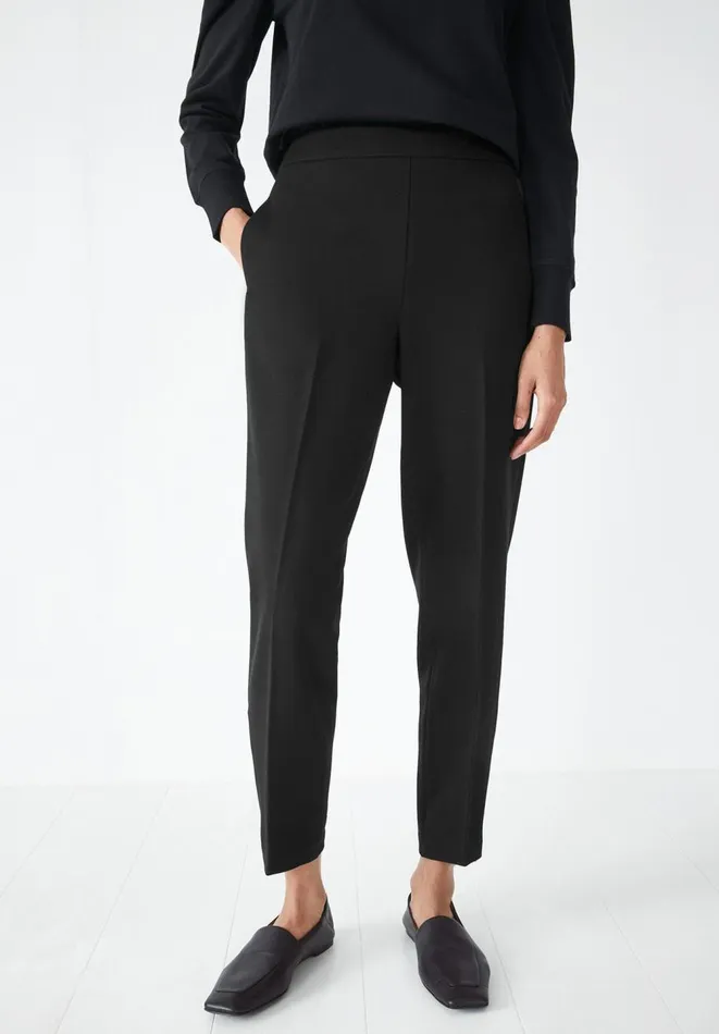 Hush Trousers Women Leonie Elastic Back Trousers Black Hush Trousers Women Leonie Elastic Back Trousers Black