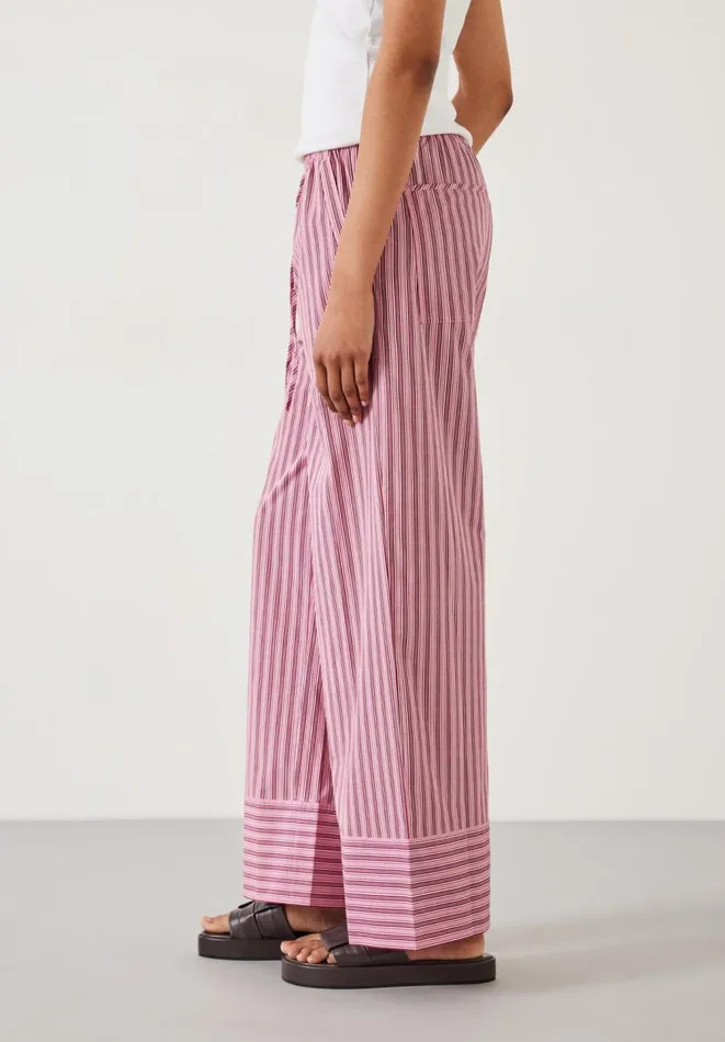 Hush Trousers Women Santorini Striped Trousers Pink Hush Trousers Women Santorini Striped Trousers Pink
