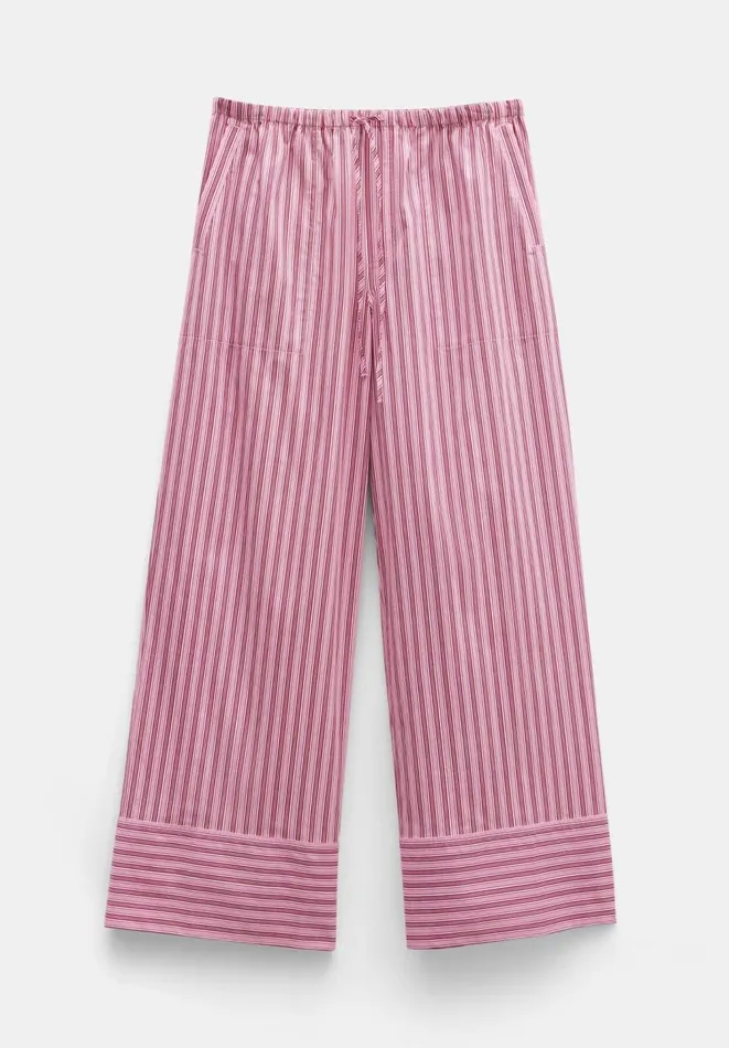 Hush Trousers Women Santorini Striped Trousers Pink Hush Trousers Women Santorini Striped Trousers Pink