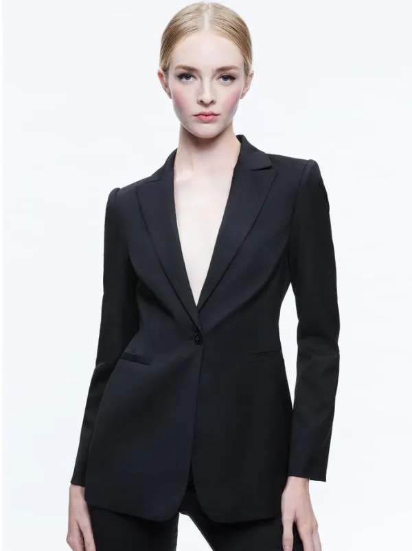 Jackets Coats Women Alice Olivia BREANN FITTED BLAZER Black