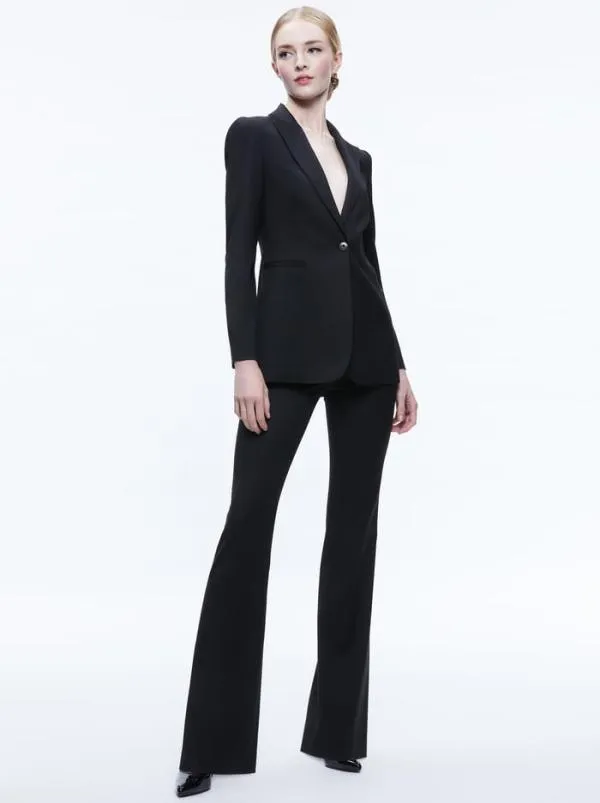 Jackets Coats Women Alice Olivia BREANN FITTED BLAZER Black
