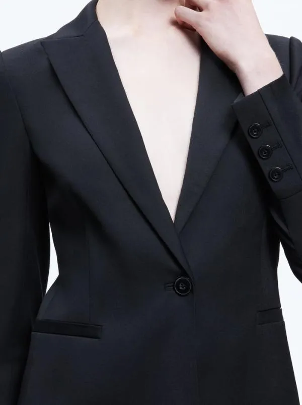 Jackets Coats Women Alice Olivia BREANN FITTED BLAZER Black