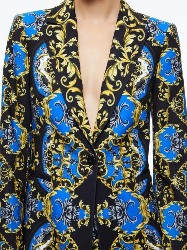 Jackets Coats Women Alice Olivia BREANN FITTED BLAZER Regal Romance Sapphire