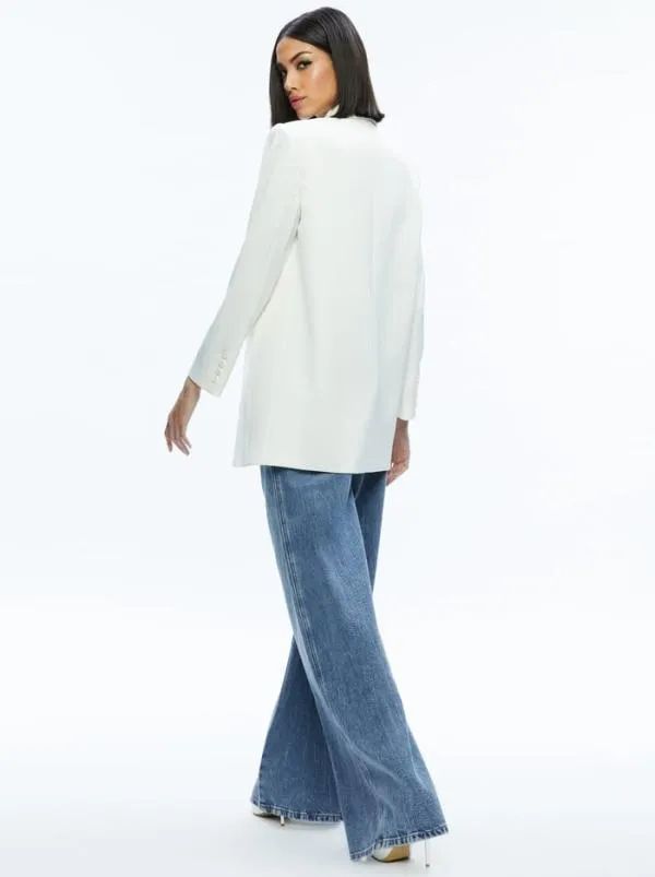 Jackets Coats Women Alice Olivia COLLEY OVERSIZED BLAZER Off White