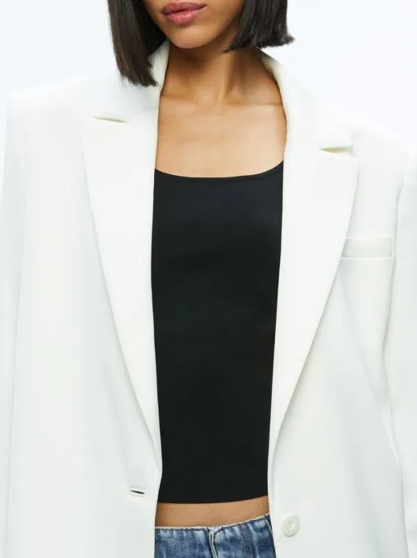 Jackets Coats Women Alice Olivia COLLEY OVERSIZED BLAZER Off White