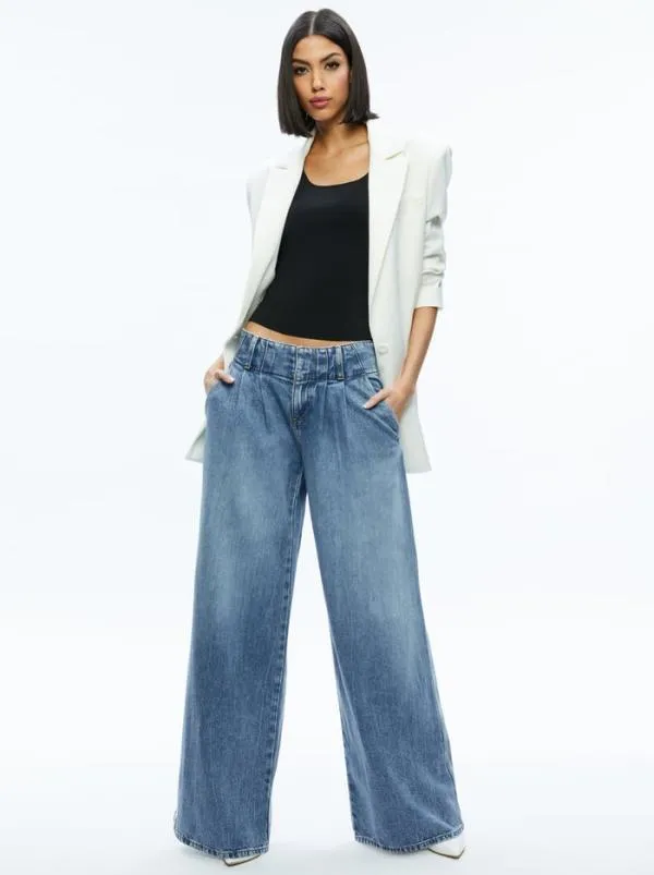 Jackets Coats Women Alice Olivia COLLEY OVERSIZED BLAZER Off White