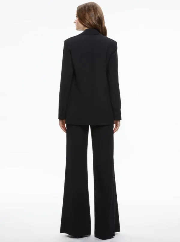 Jackets Coats Women Alice Olivia DENNY NOTCH COLLAR BOYFRIEND BLAZER Black