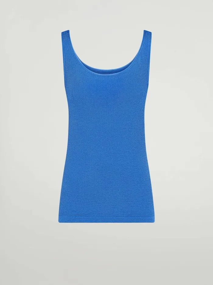Jamaika Top Sleeveless Dazzling Blue Women Wolford Tops