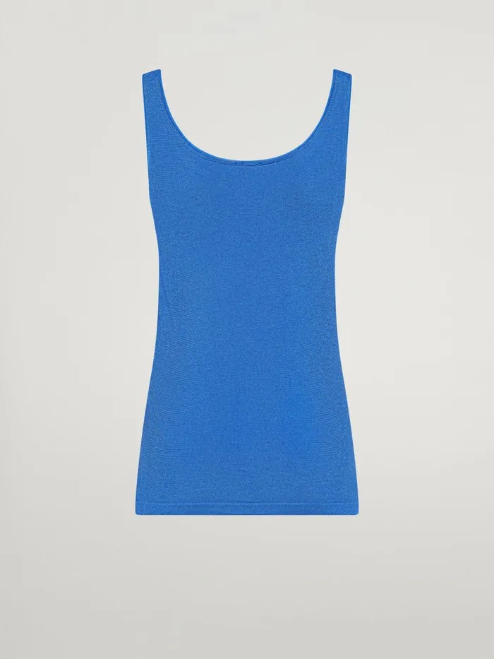 Jamaika Top Sleeveless Dazzling Blue Women Wolford Tops