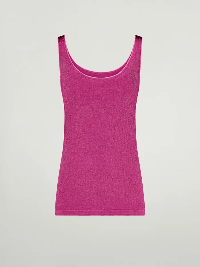 Jamaika Top Sleeveless Electric Pink Women Wolford Bodysuits