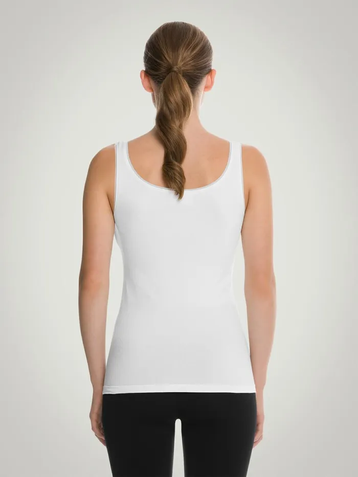Jamaika Top Sleeveless White Women Wolford Bodysuits