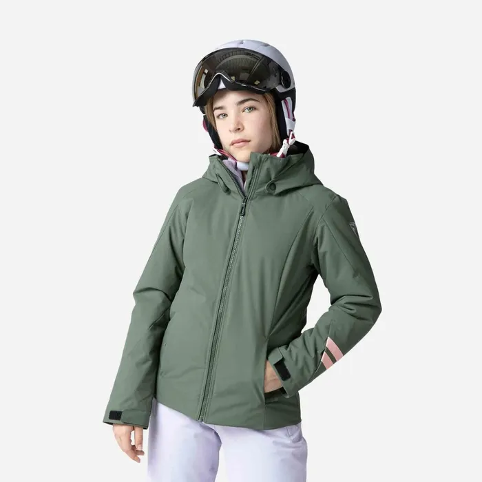 Kids Girls039 Fonction Ski Jacket Ebonygreen Rossignol Ski Jackets