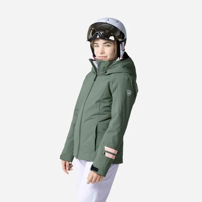 Kids Girls039 Fonction Ski Jacket Ebonygreen Rossignol Ski Jackets