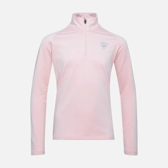 Kids Girls039 HalfZip Stretch Fleece Midlayer Powderpink337 Rossignol Layers Kids Girls039 HalfZip Stretch Fleece Midlayer Powderpink337 Rossignol Layers