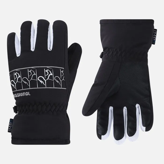 Kids Girls039 Jane IMP039R Ski Gloves Black200 Rossignol Accessories