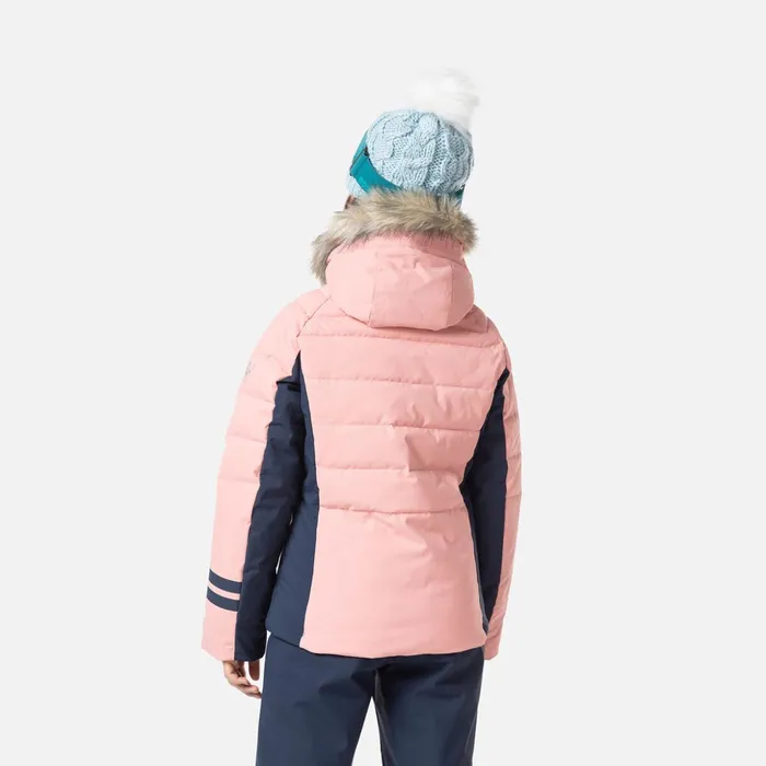 Kids Girls039 Polydown Ski Jacket Cooperpink Rossignol Ski Jackets