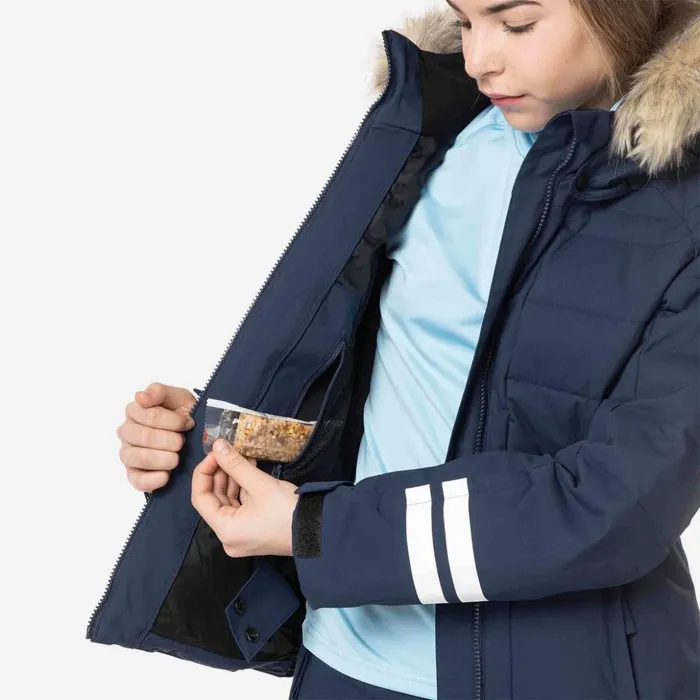 Kids Girls039 Polydown Ski Jacket Darknavy715 Rossignol Ski Jackets