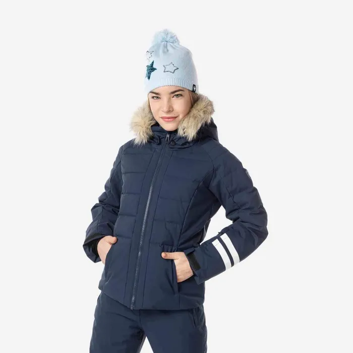 Kids Girls039 Polydown Ski Jacket Darknavy715 Rossignol Ski Jackets