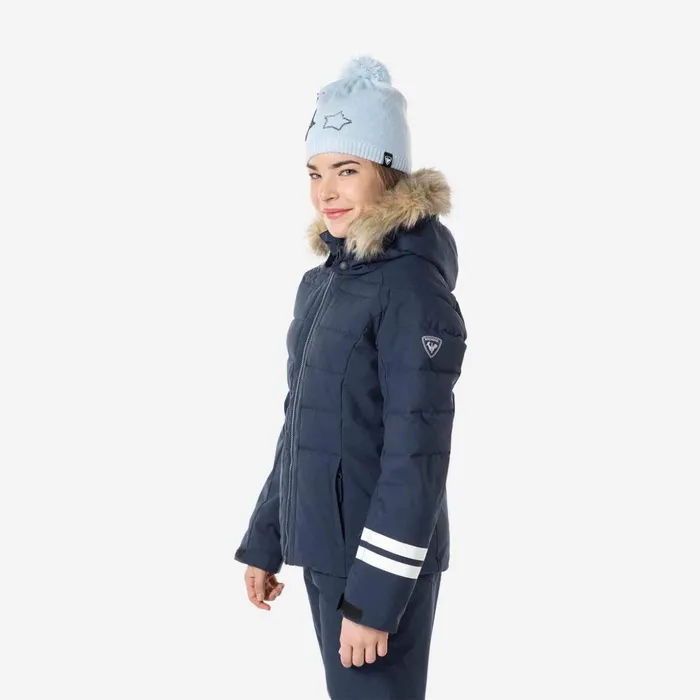 Kids Girls039 Polydown Ski Jacket Darknavy715 Rossignol Ski Jackets